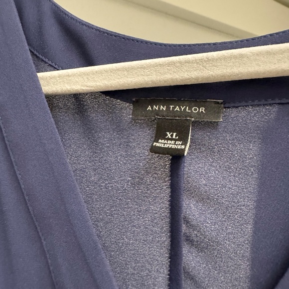 Ann Taylor Blue Blouse (worn once) - Picture 3 of 6